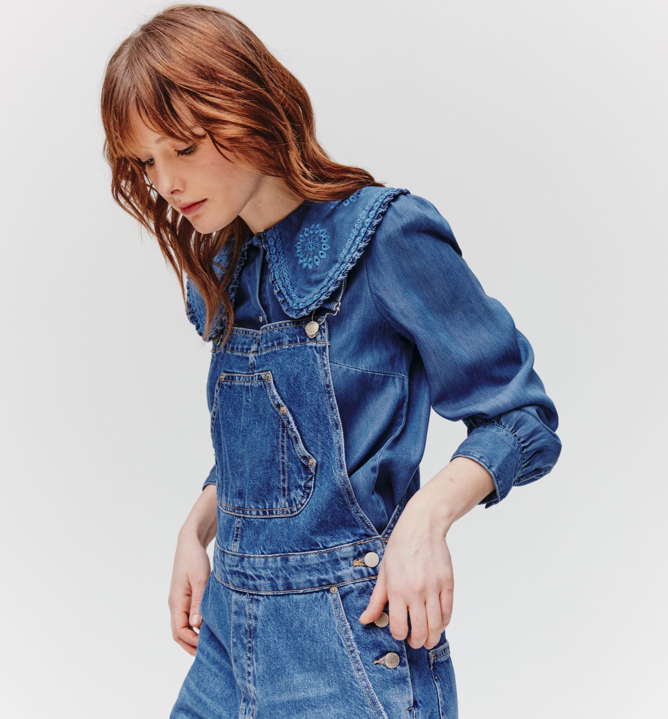 Jeans-Latzhose