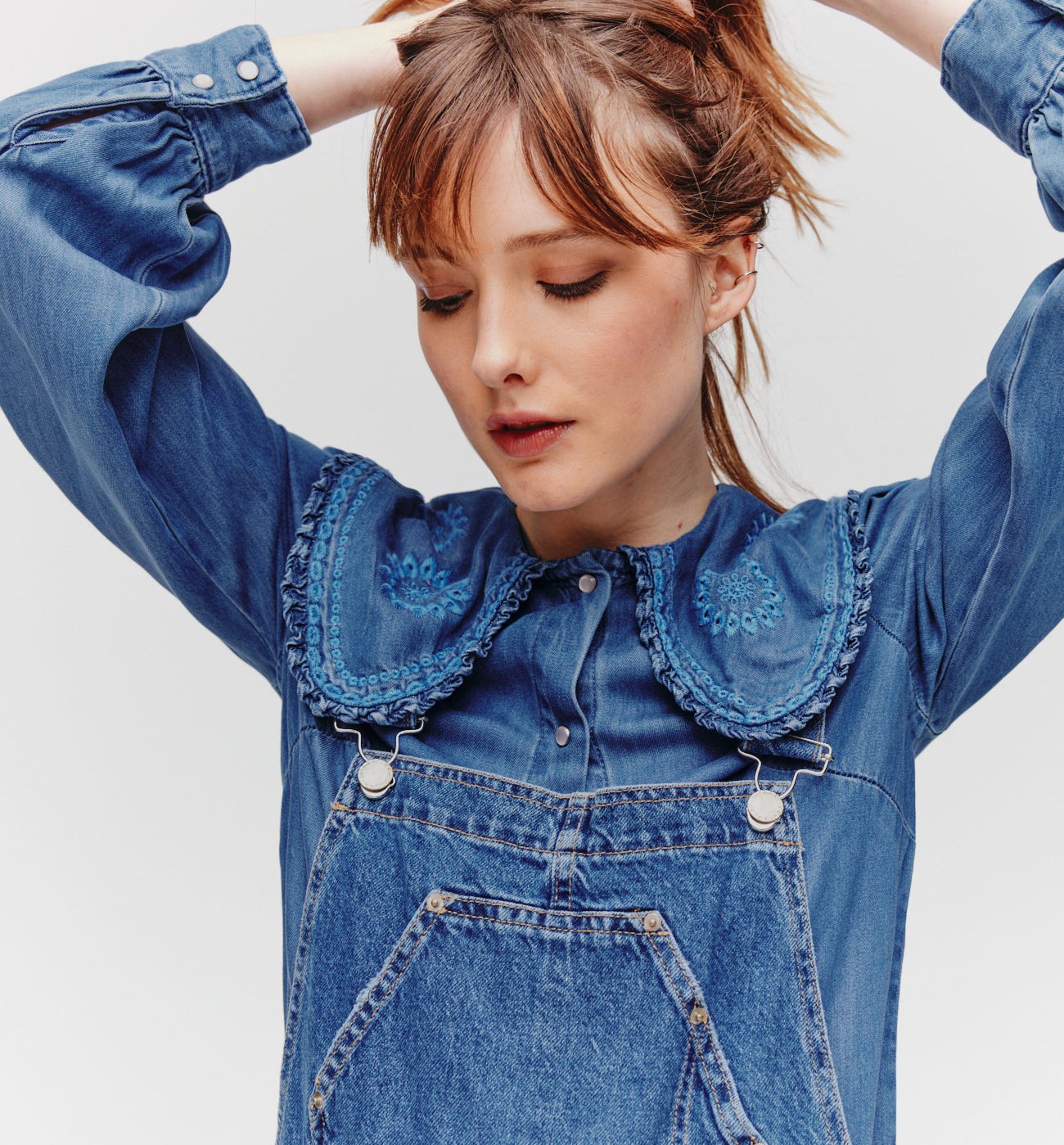 Jeans-Latzhose