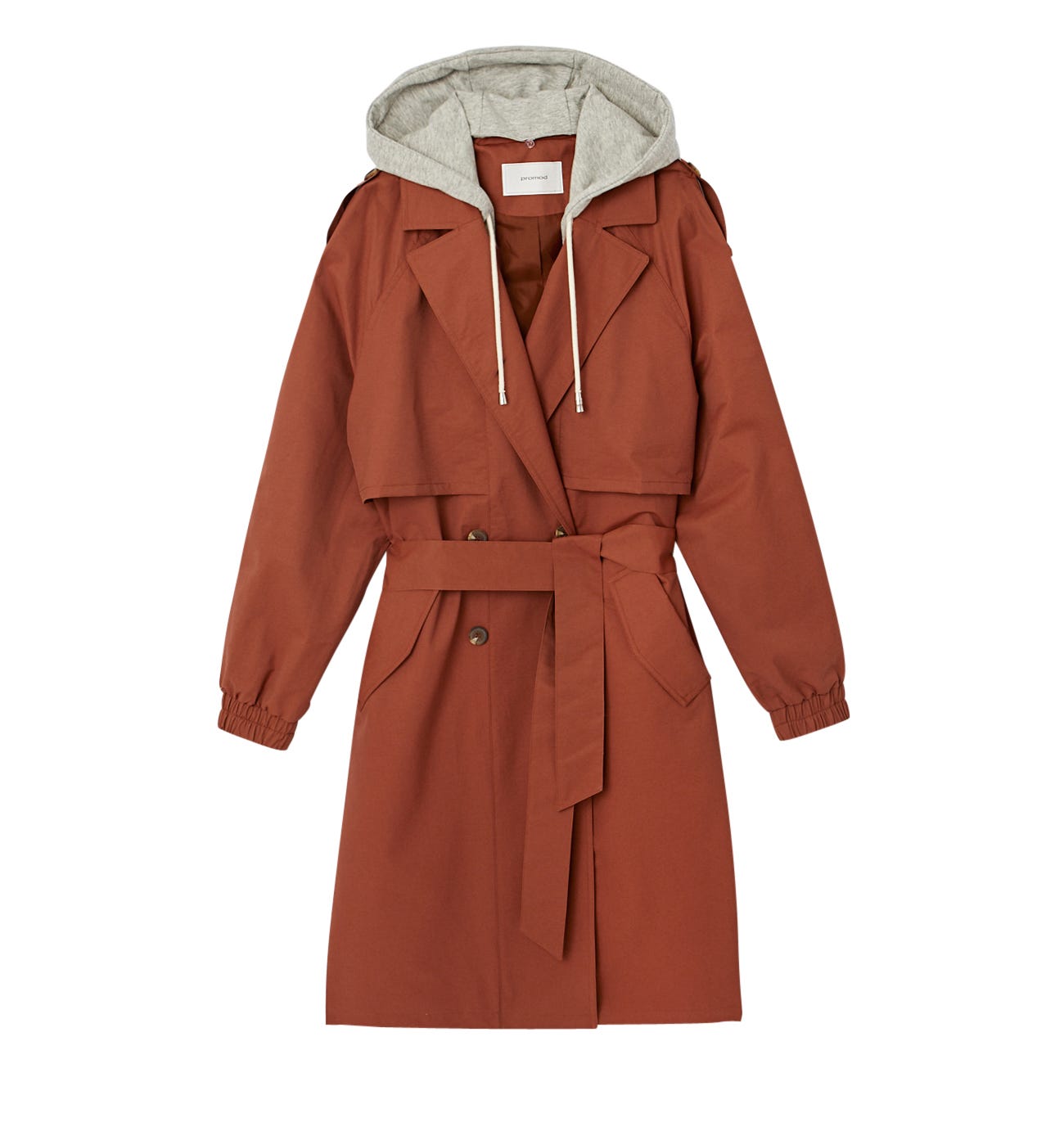 Trench capucha