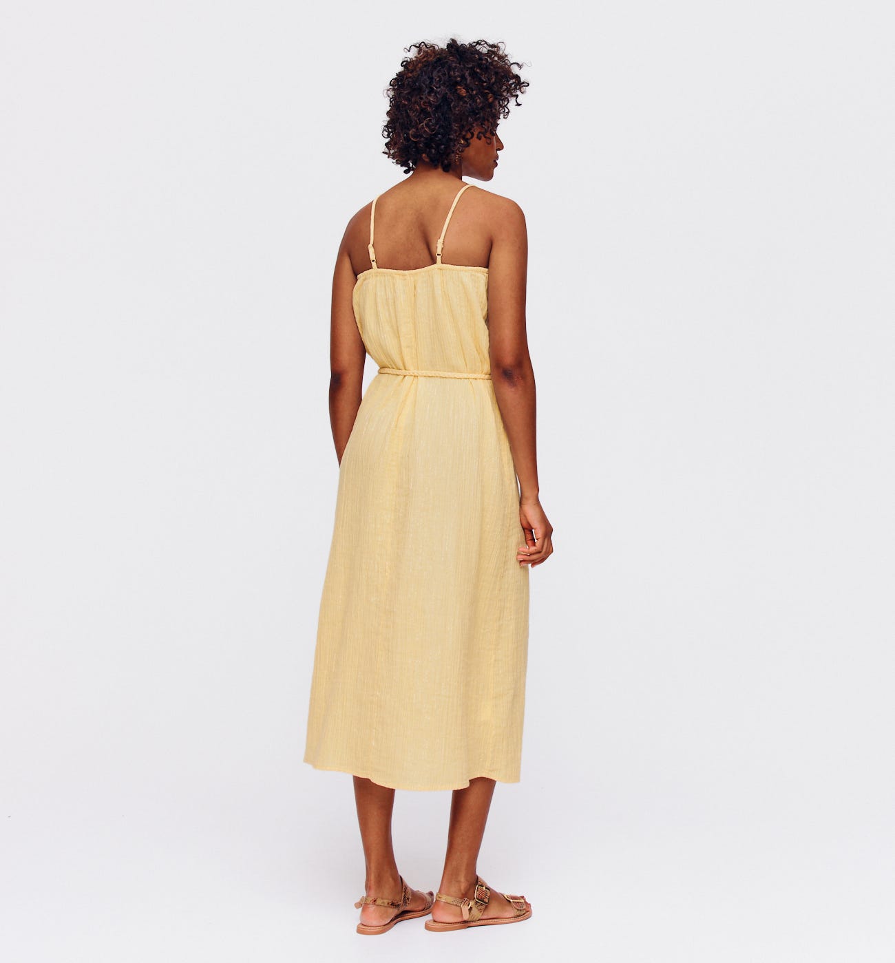Strappy cotton dress
