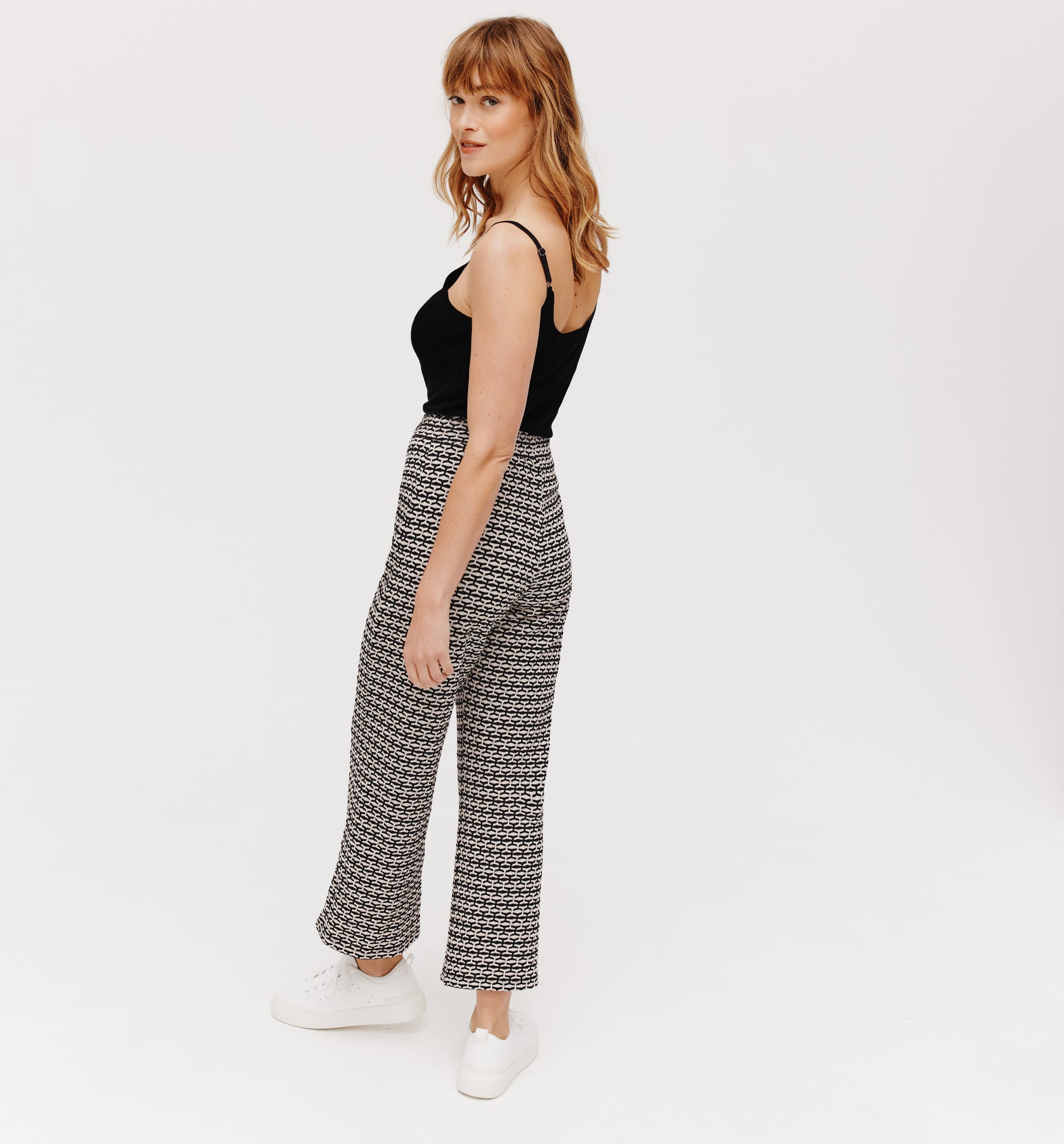 Knitted strappy top