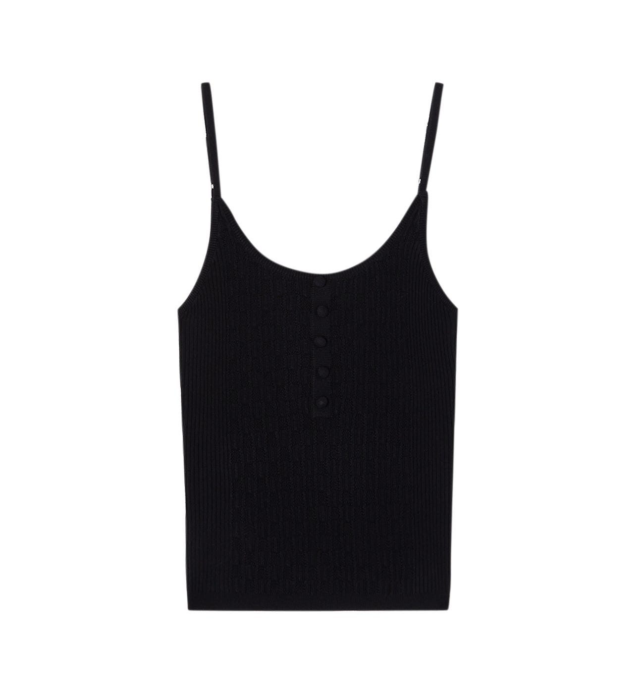 Knitted strappy top