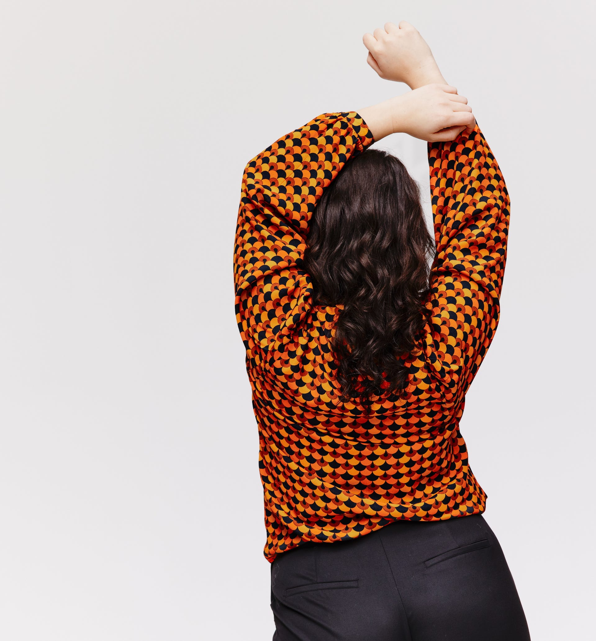 Puff-sleeved shirt