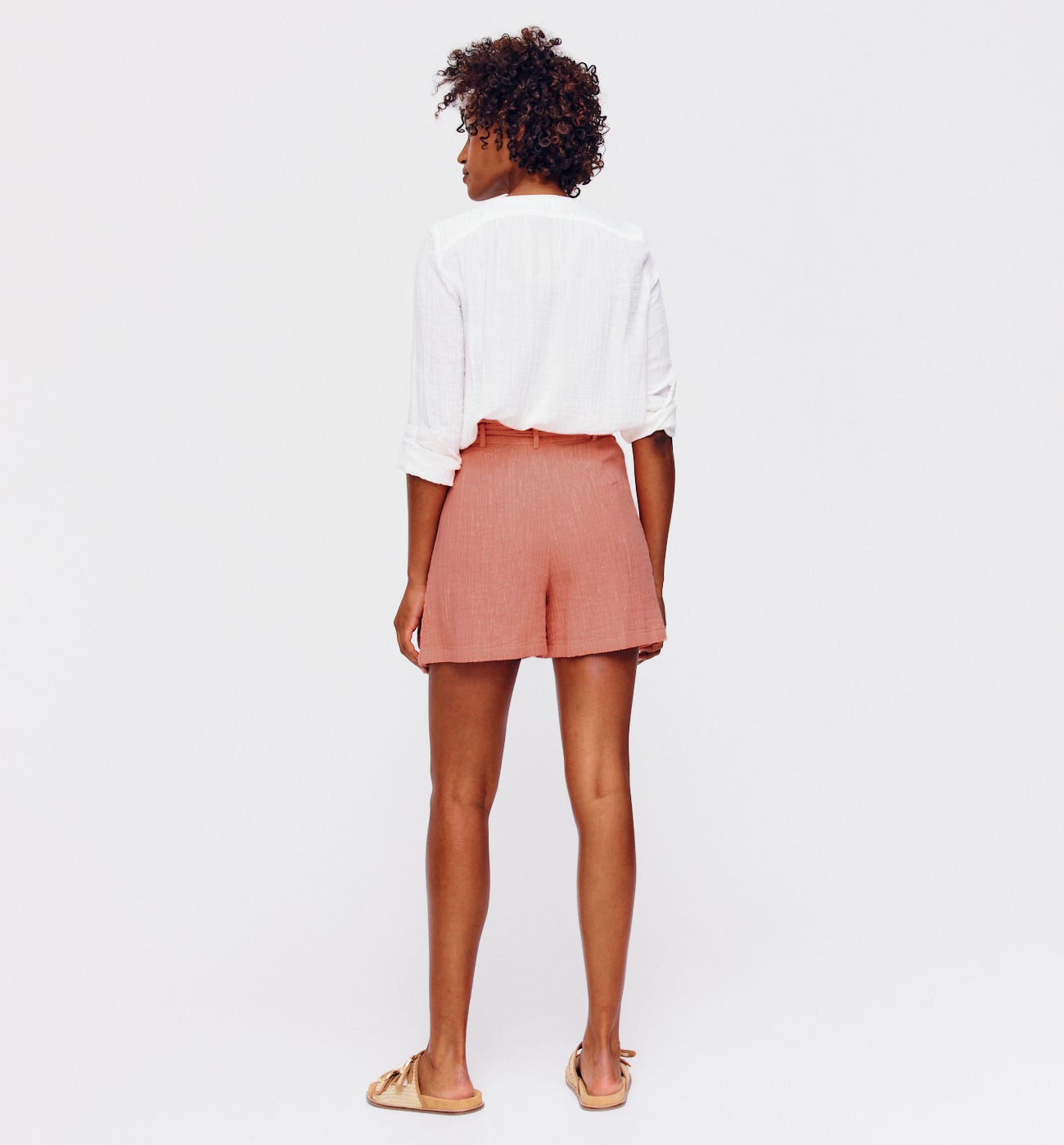Short en coton Femme