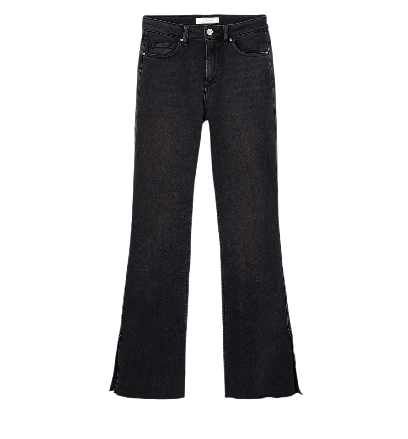 Split Flared Jeans