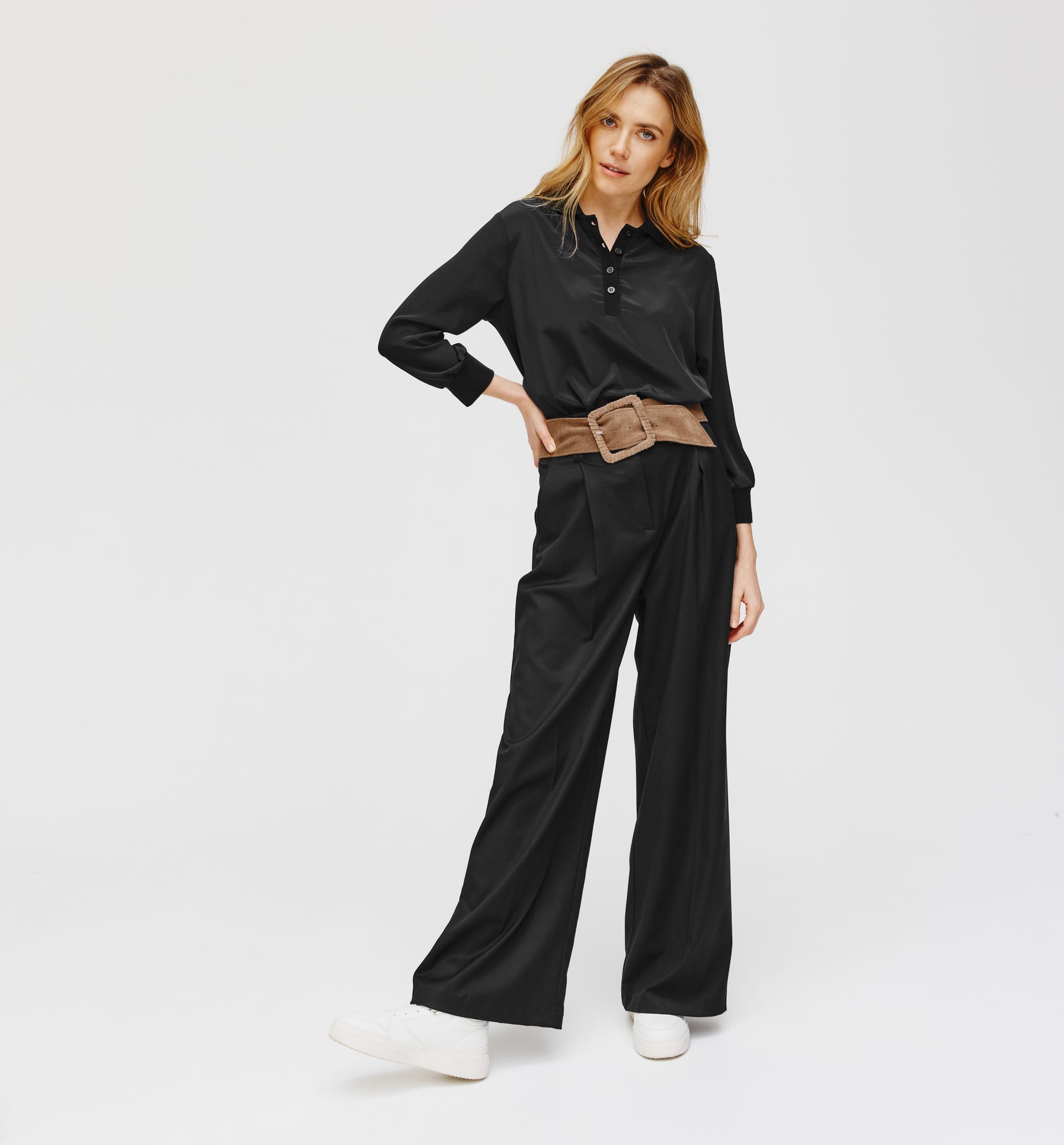 Chemise col Polo Femme