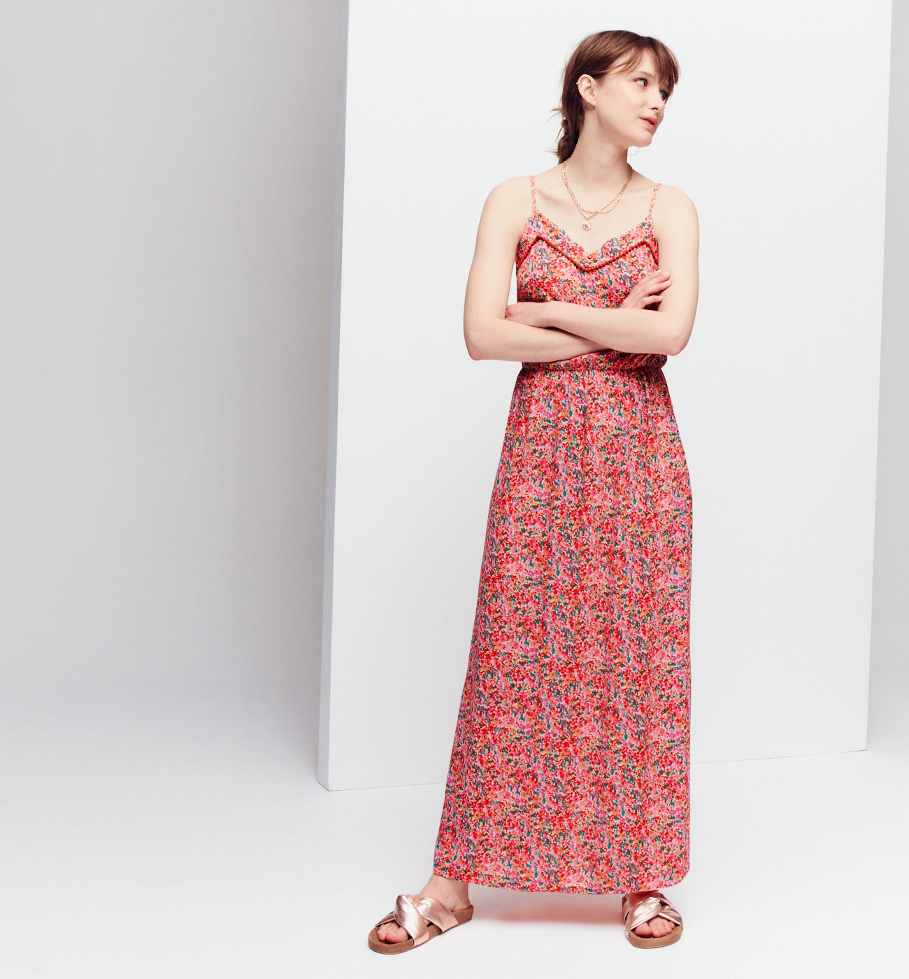 Maxikleid mit Trägern