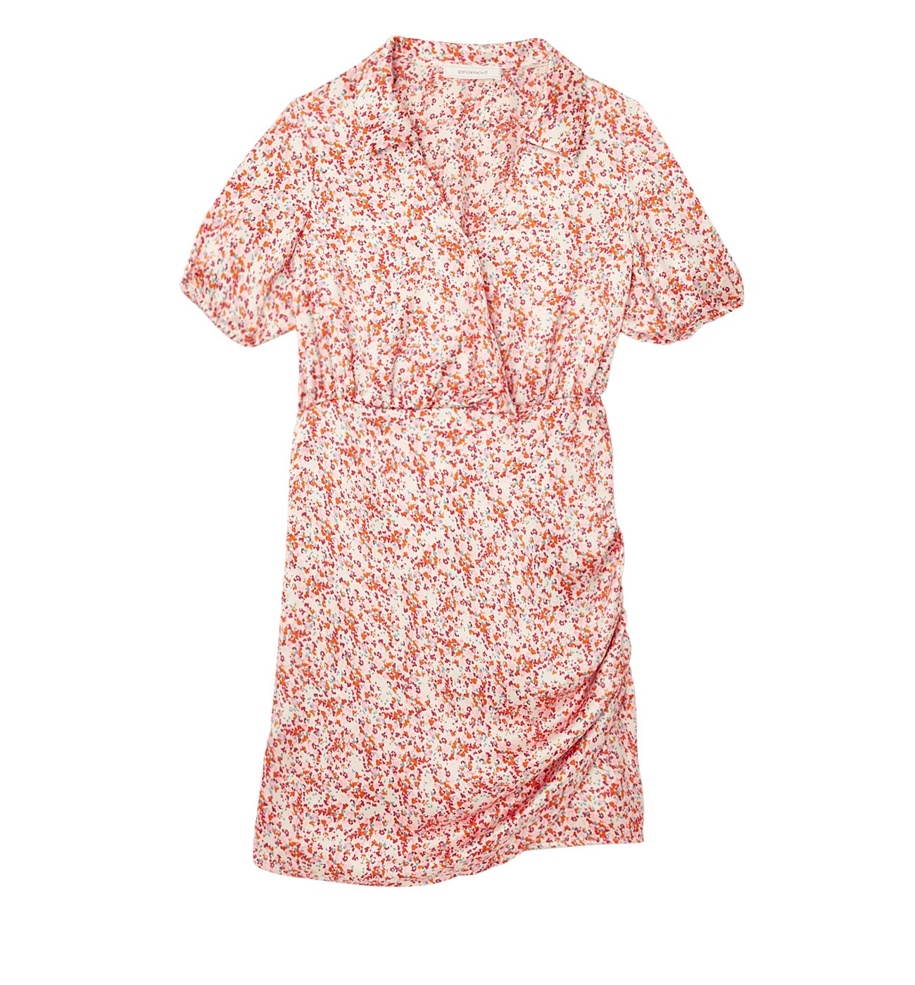 Silky patterned dress