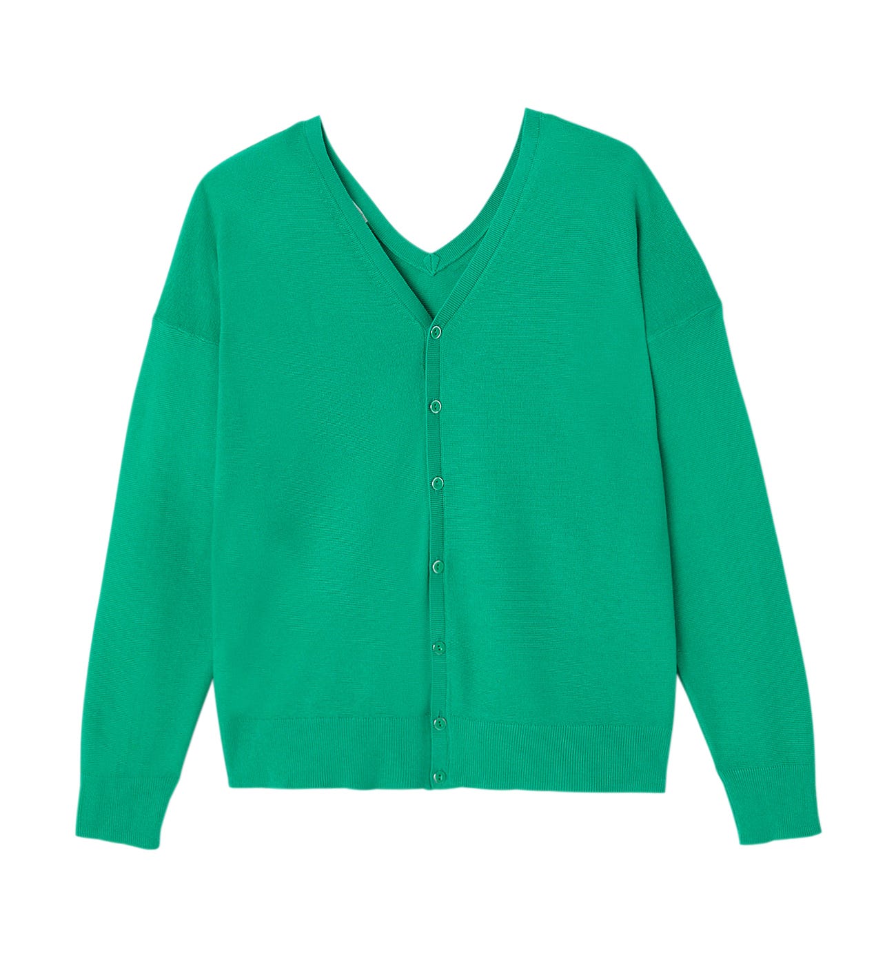 Gilet col V recto-verso