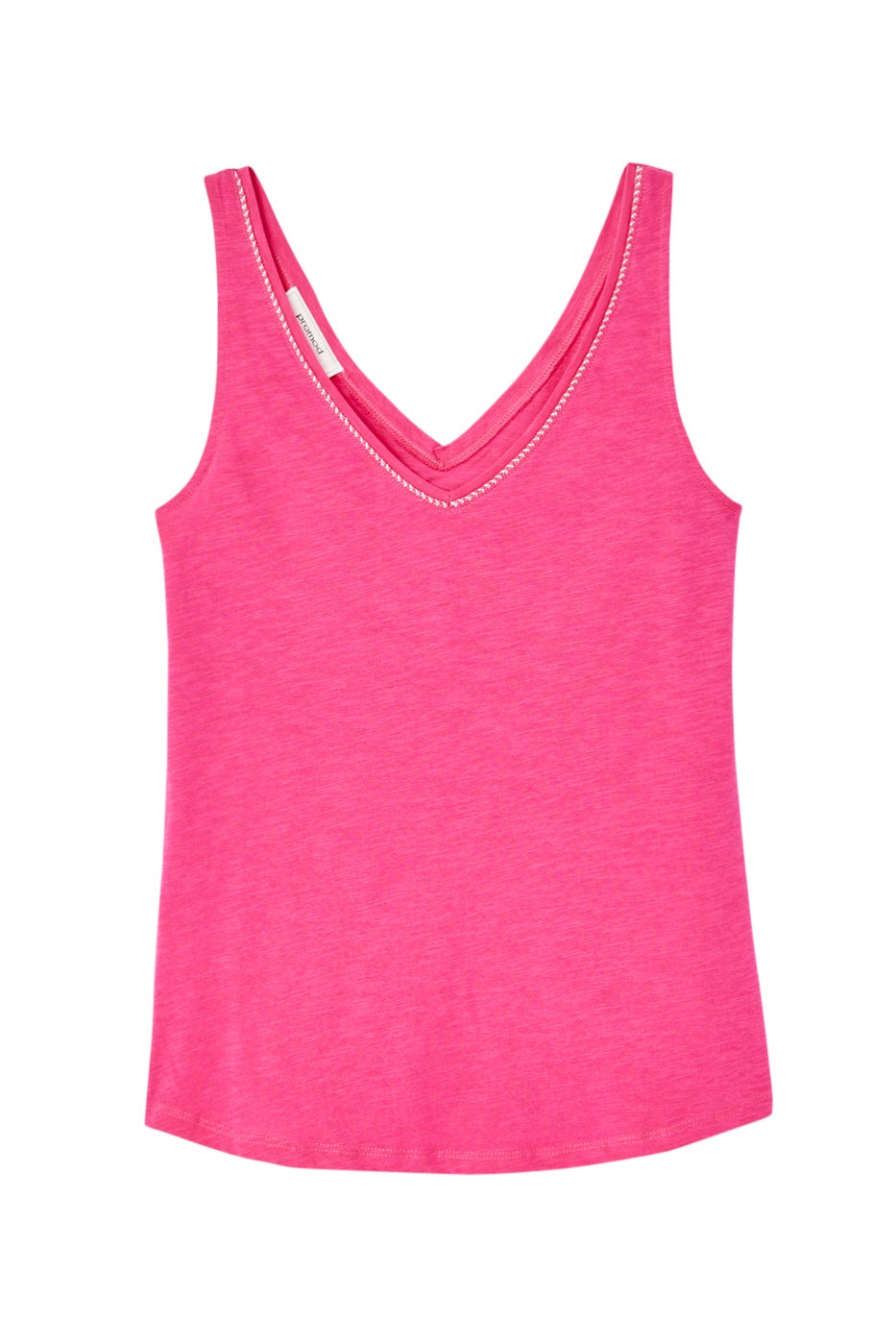 Glitzy trim sleeveless top