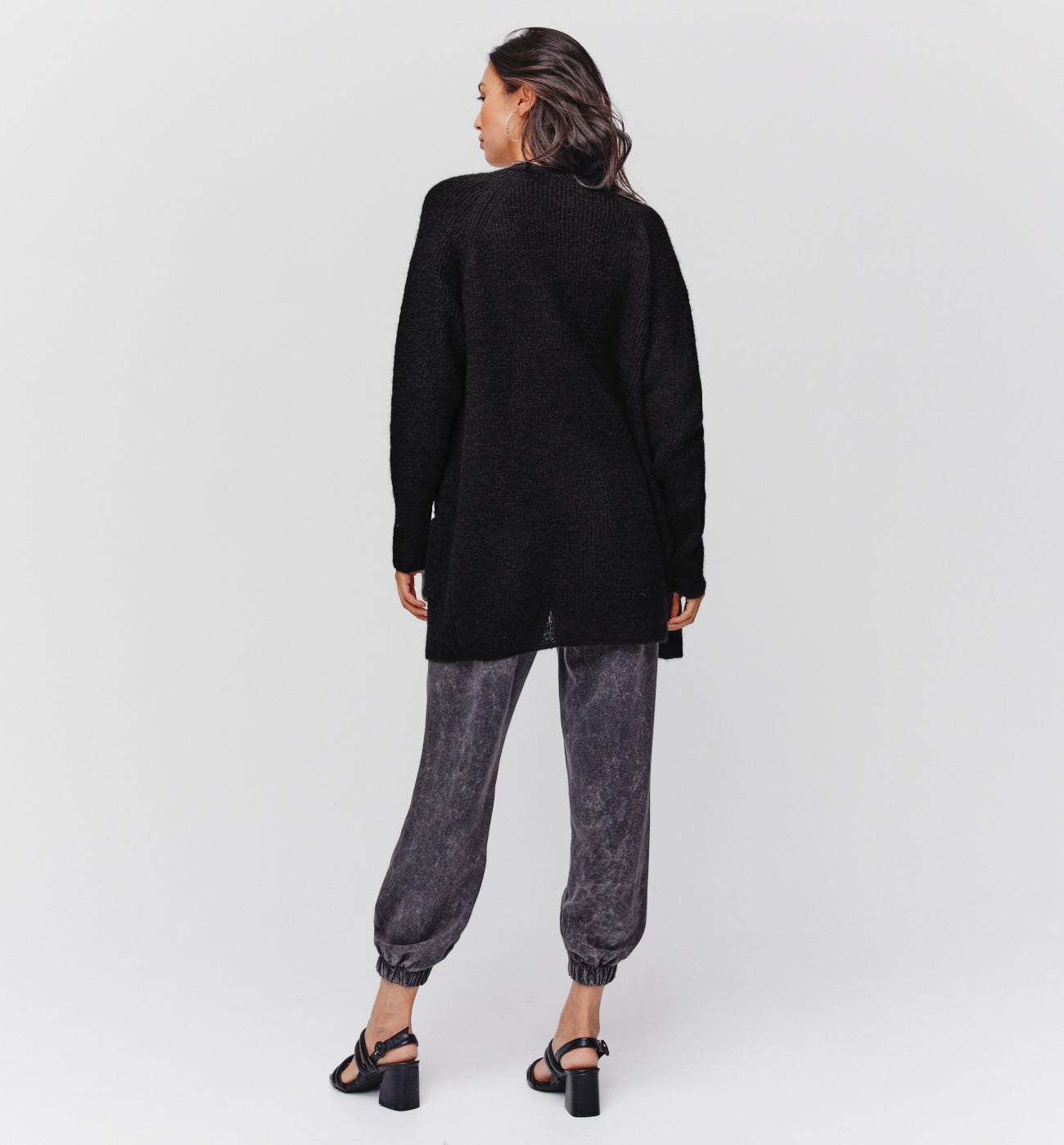 Maxi cardigan a coste