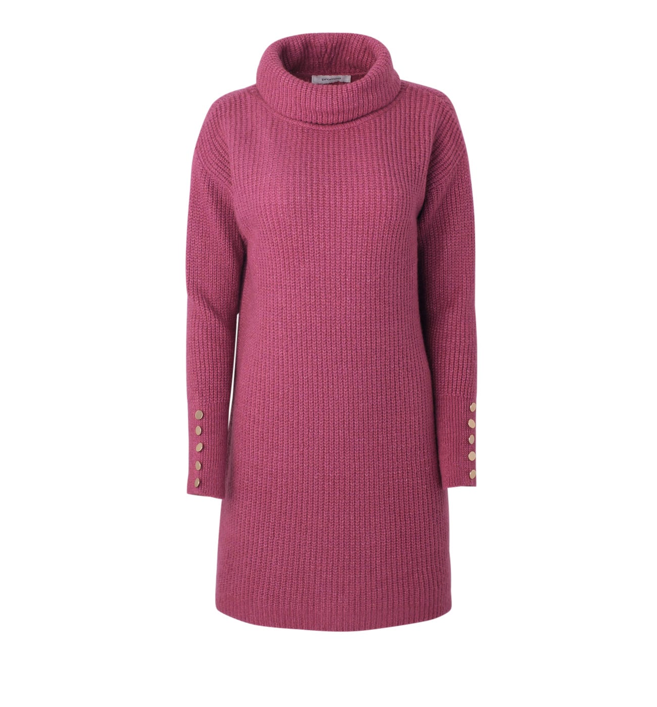 Cowl neck jumper dress