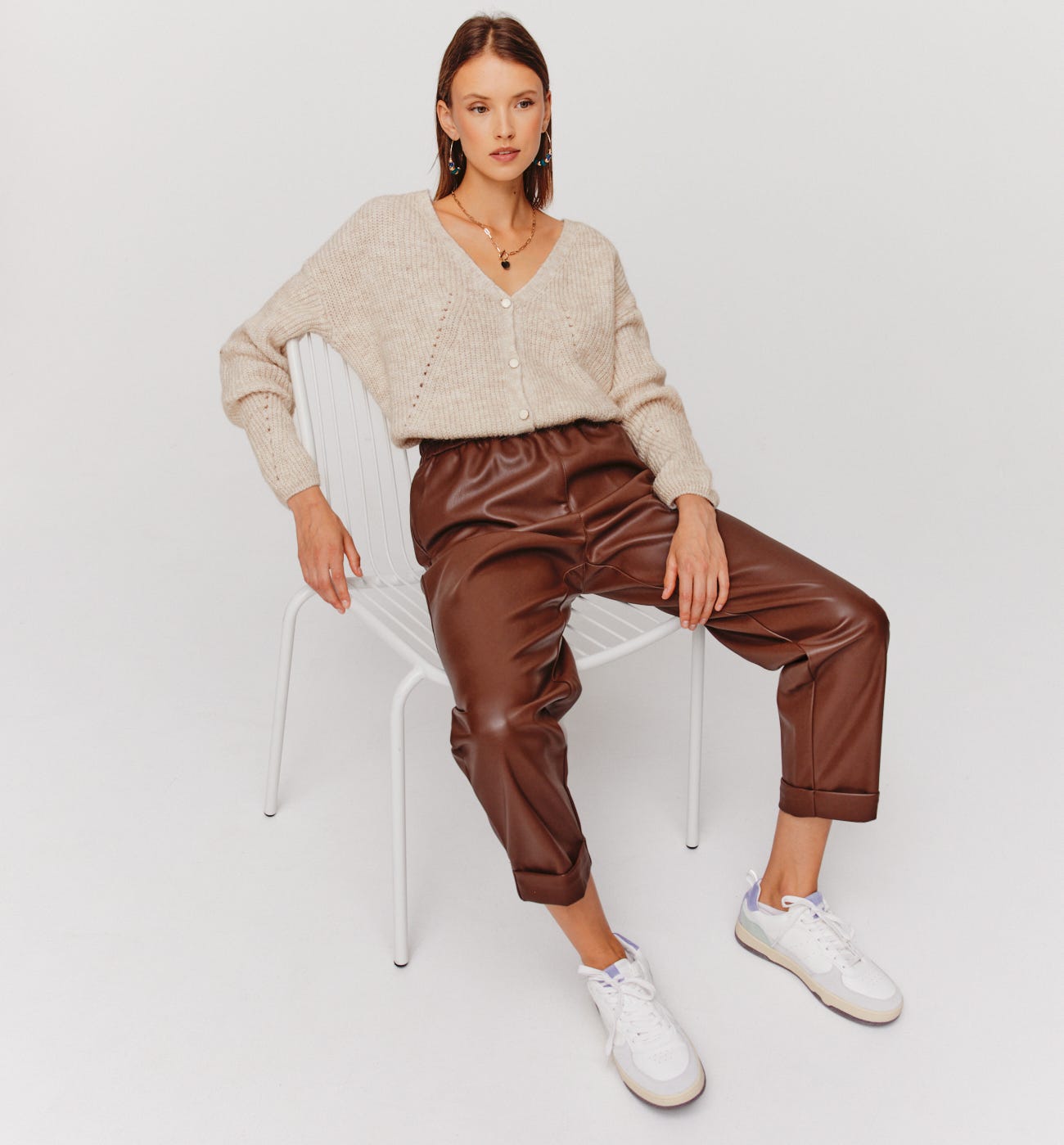 Two-way cardigan-jumper