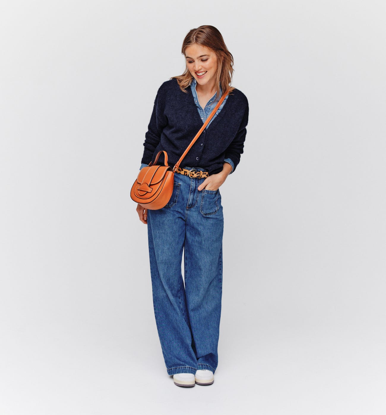 Pull / Gilet recto verso Femme