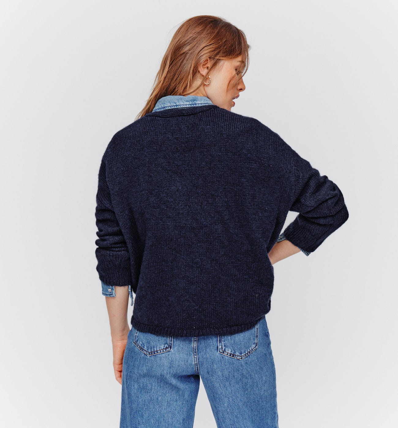 Pull / Gilet recto verso Femme