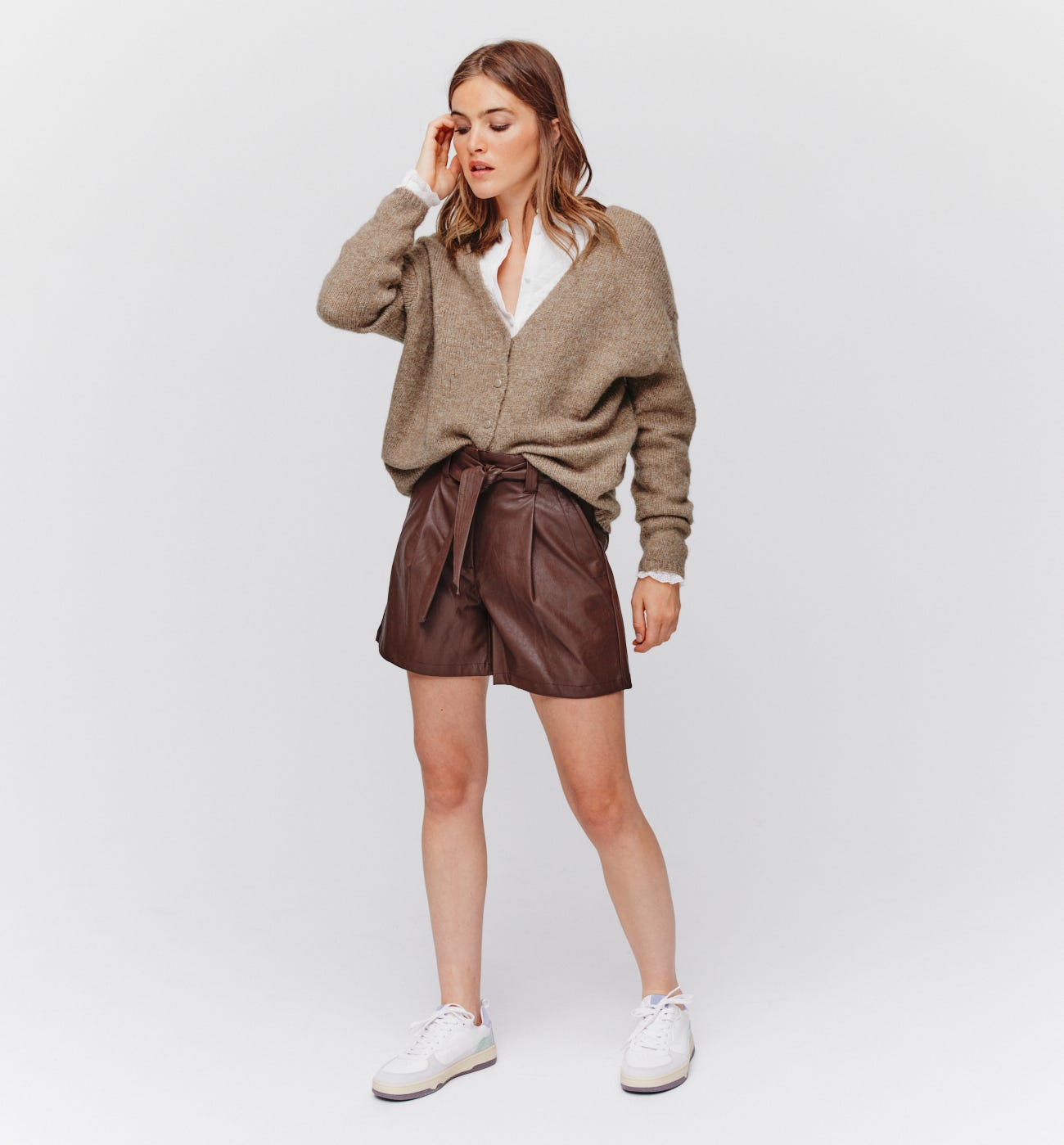 Pull / Gilet recto verso Femme