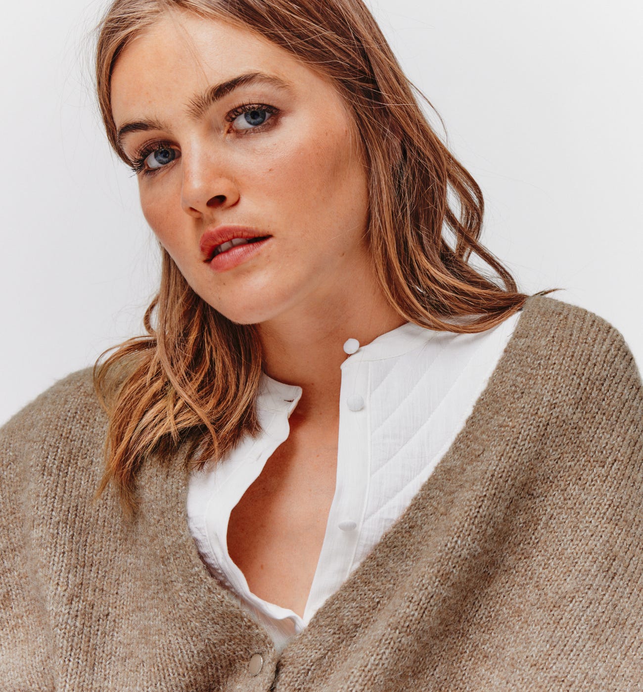 Pull / Gilet recto verso Femme