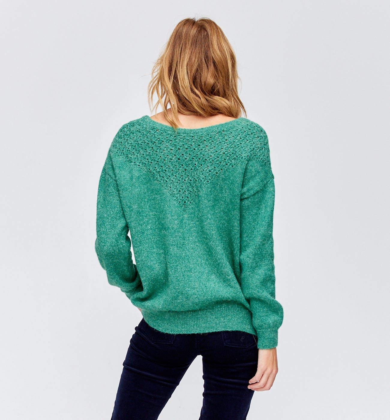 Pullover mit V-Ausschnitt