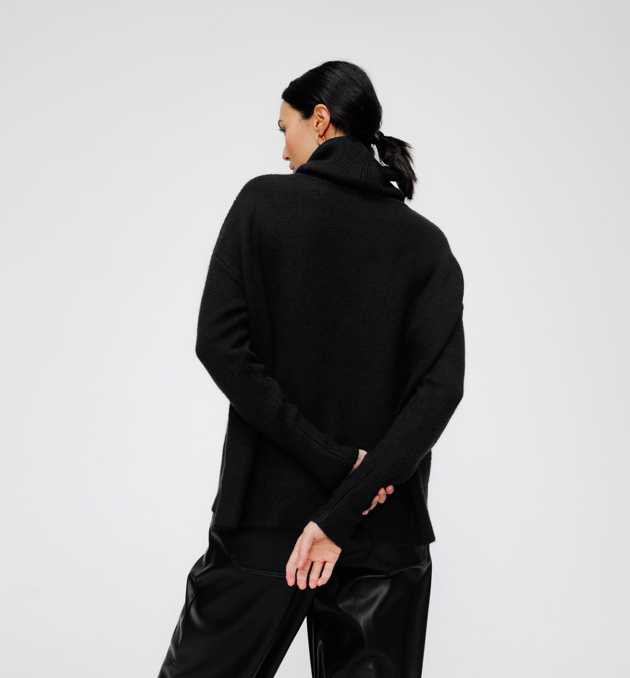 Sweter z golfem