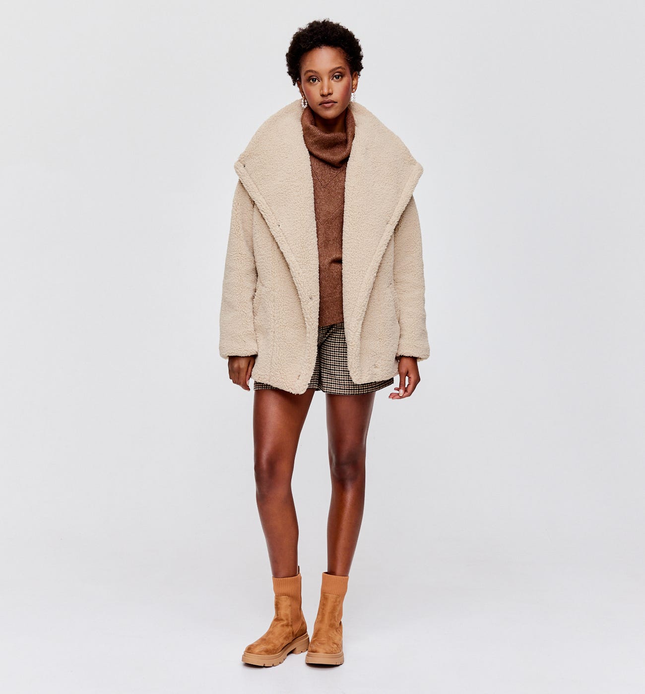 Sweter z golfem