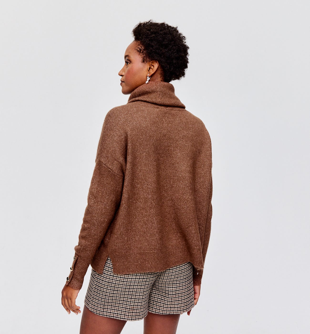 Sweter z golfem