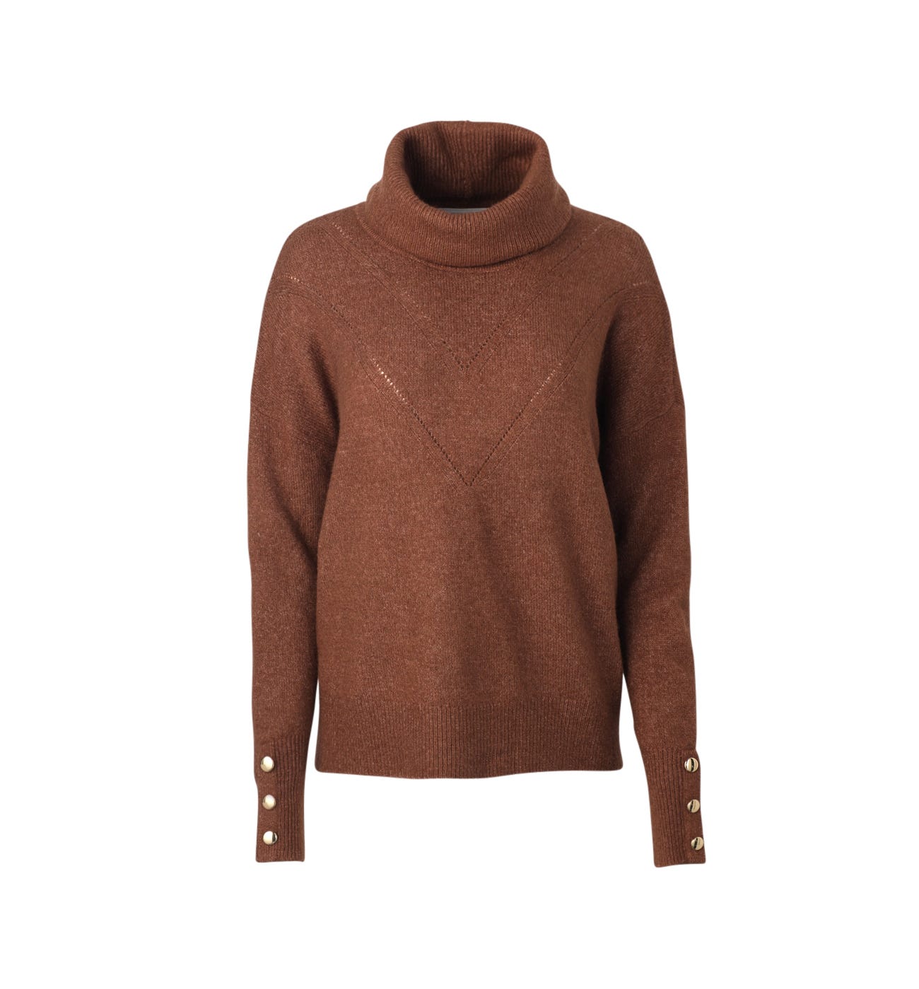 Sweter z golfem
