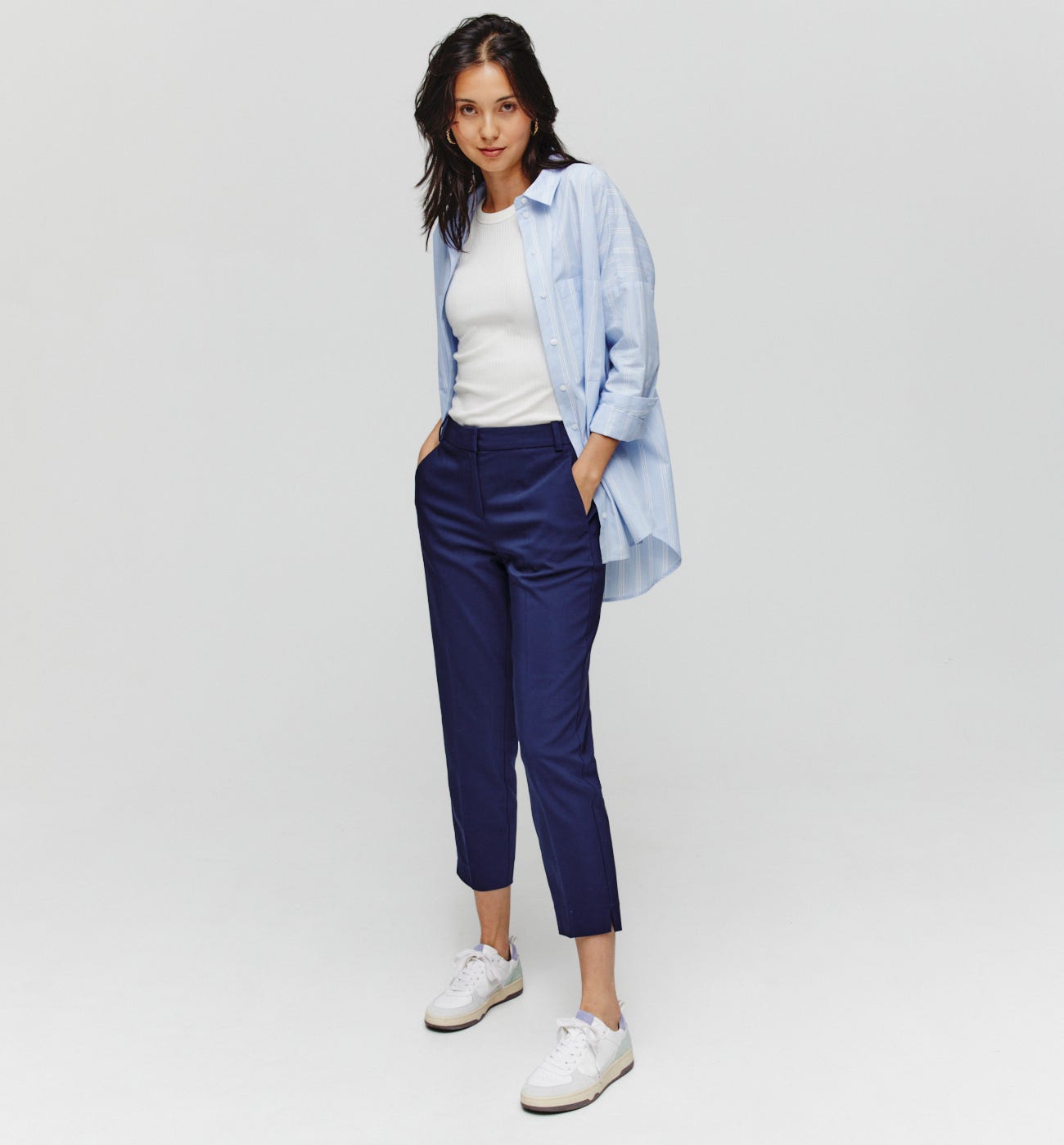 Pantalon cigarette Femme