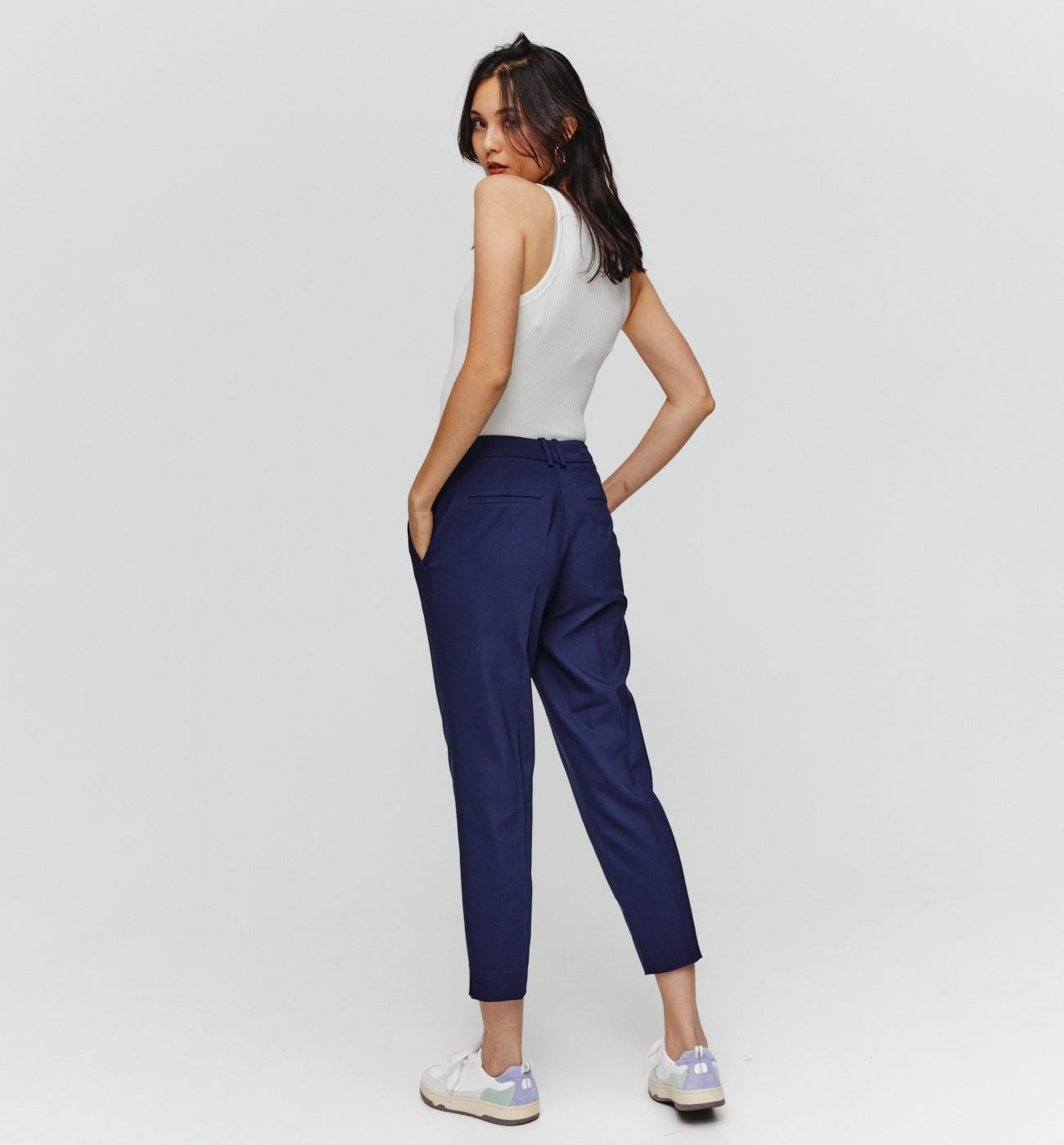 Pantalon cigarette Femme