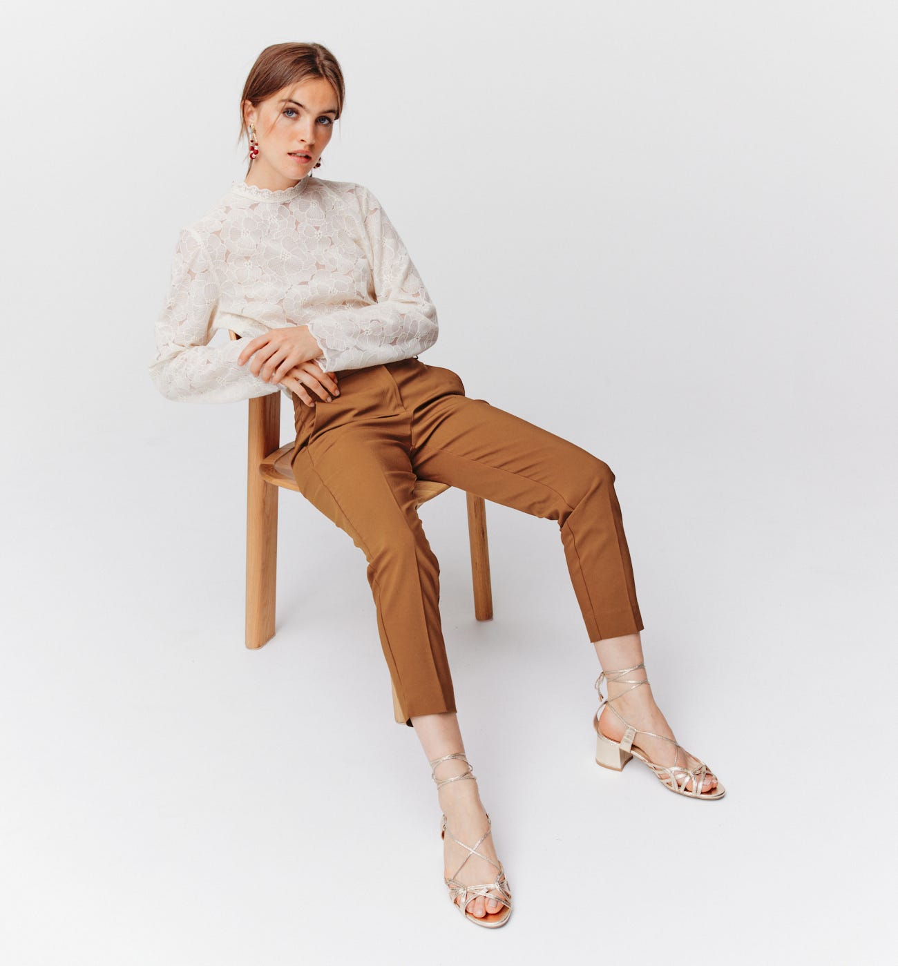 Pantalon cigarette Femme