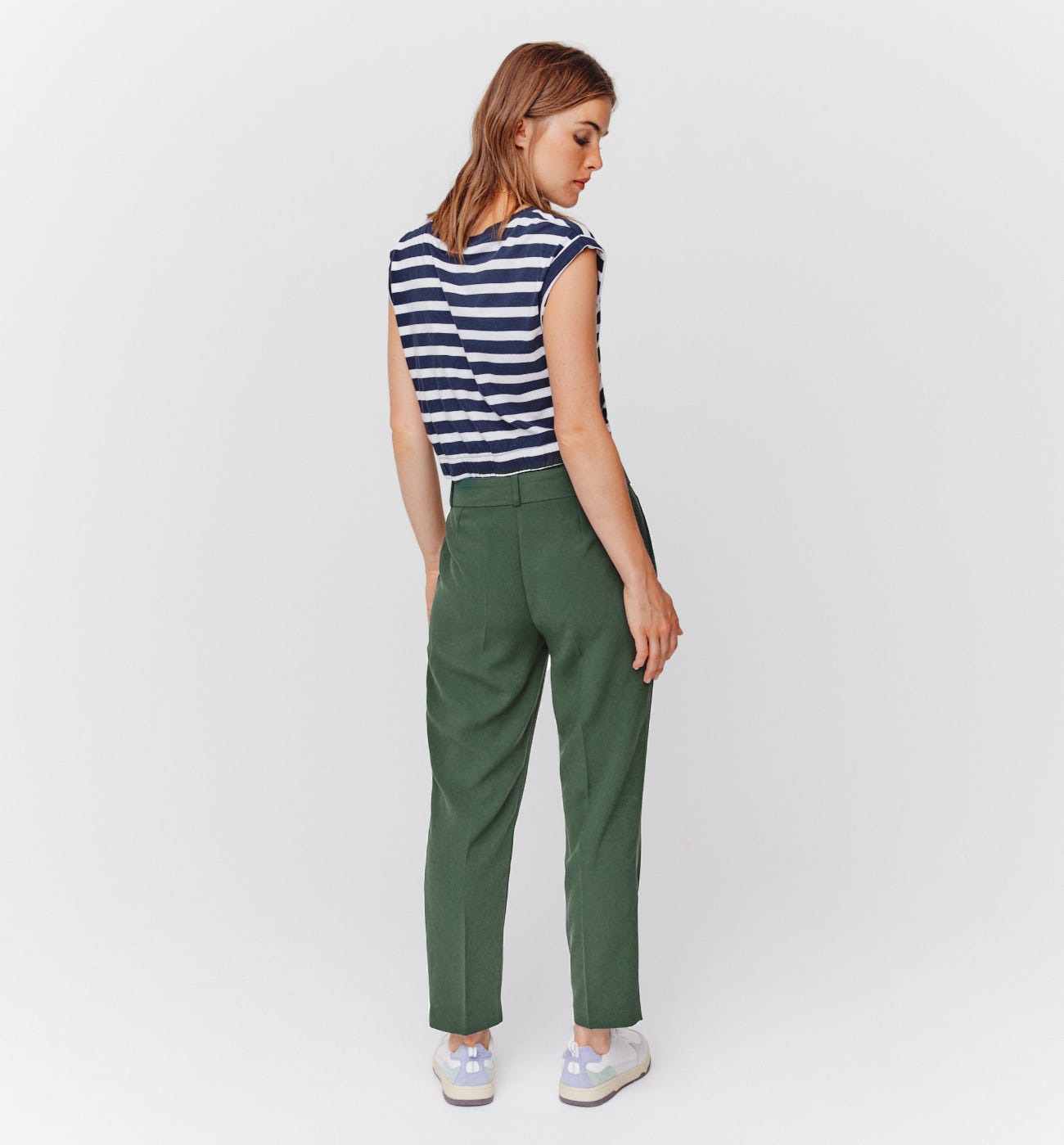 Pantalon chic taille haute