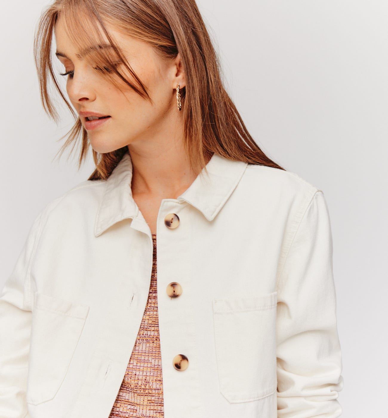 Veste surchemise en jean ALMA