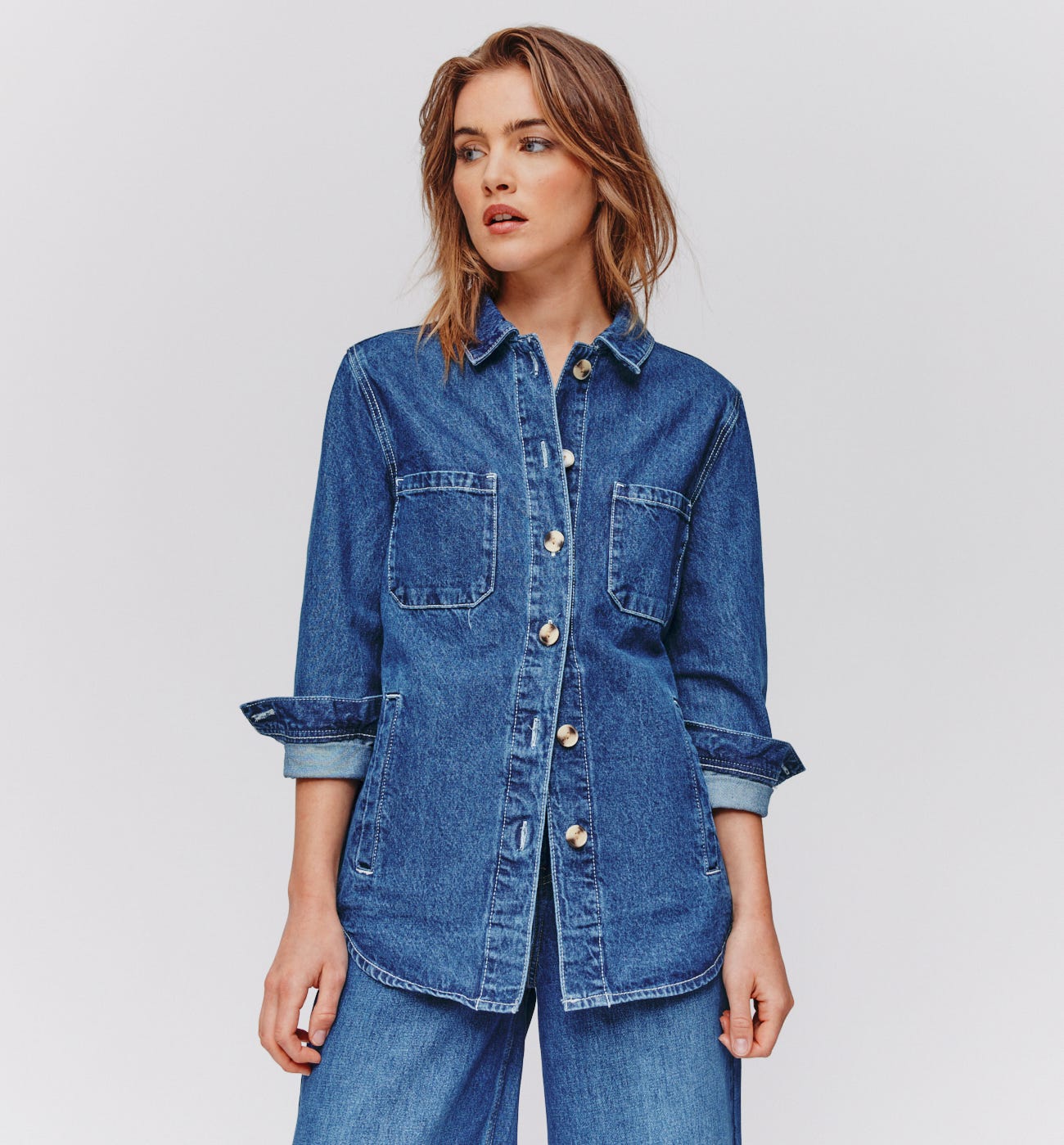 ALMA denim shirt jacket