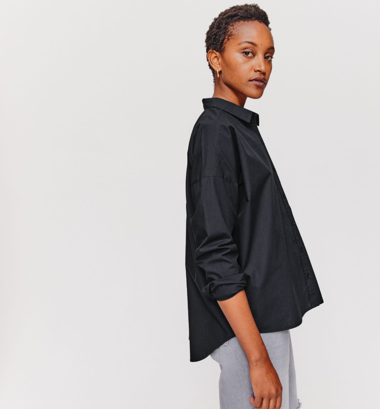 Chemise oversize en coton