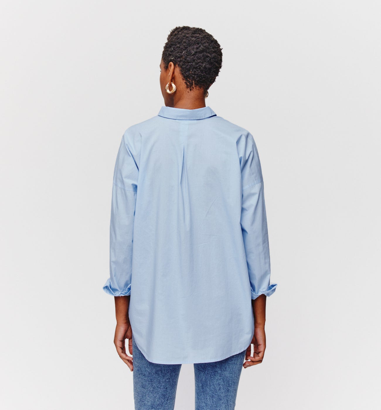 Oversized cotton shirt