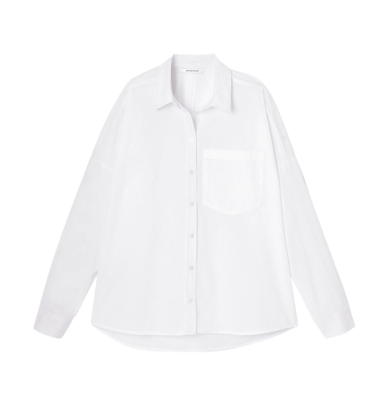 Oversized cotton shirt