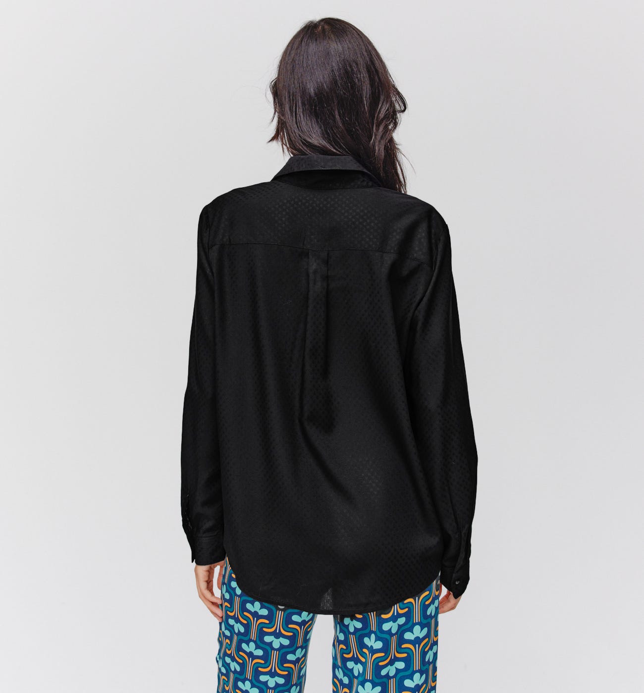 Gemusterte Bluse
