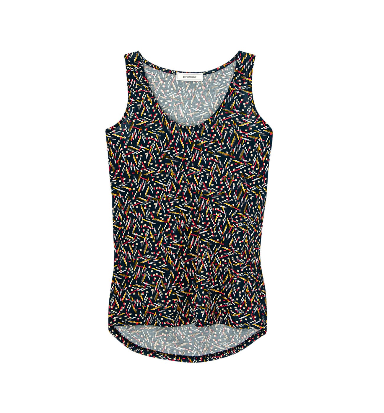Bold sleeveless top