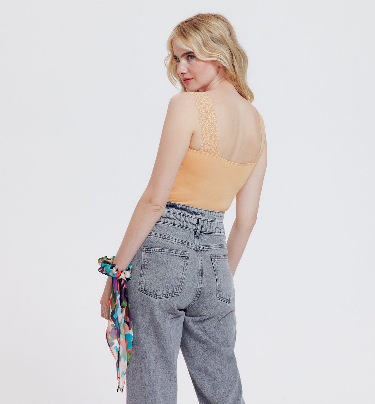 Top spalline con pizzo