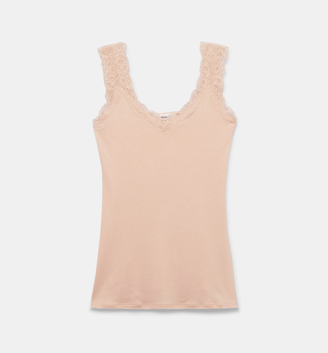 Top spalline con pizzo