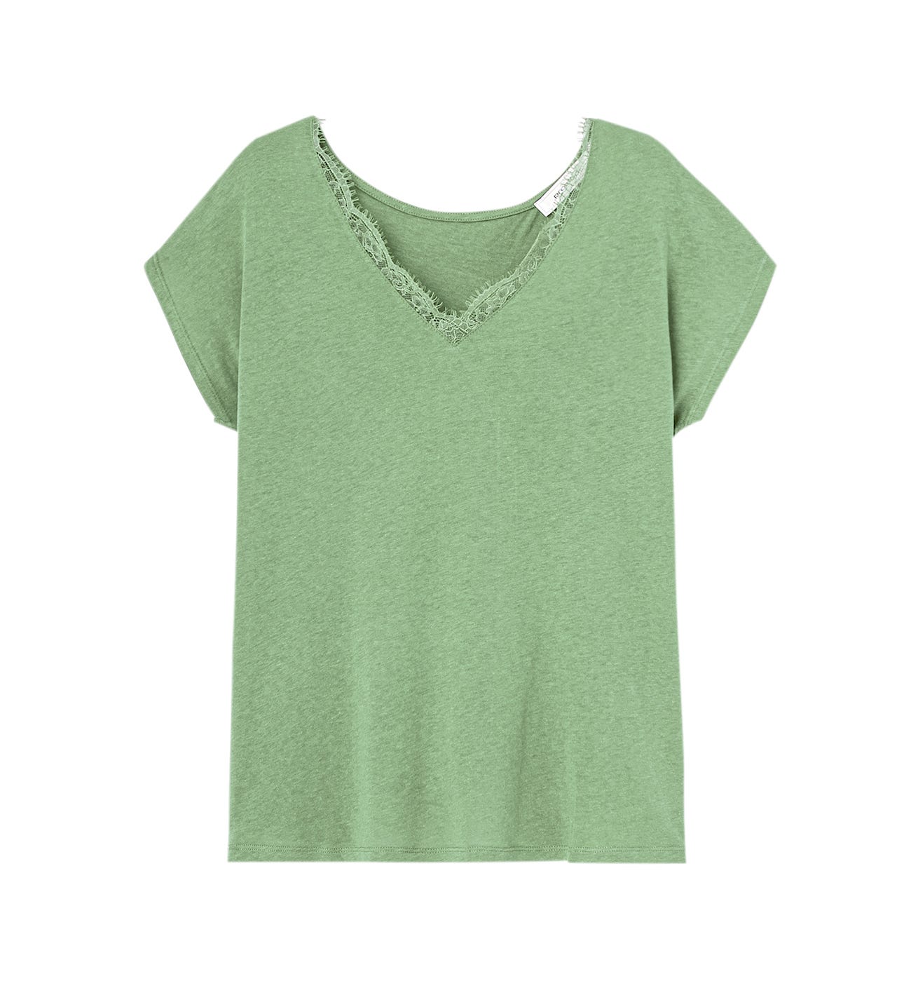 T-shirt dettaglio pizzo