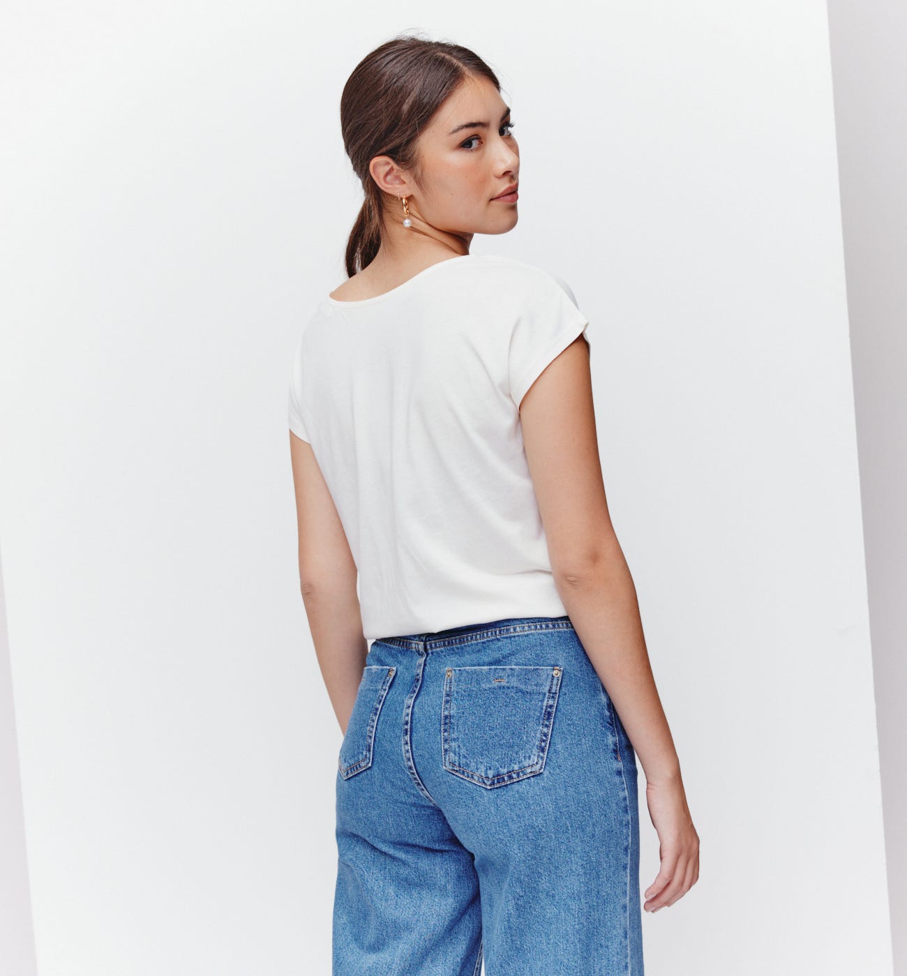 Lace detail top