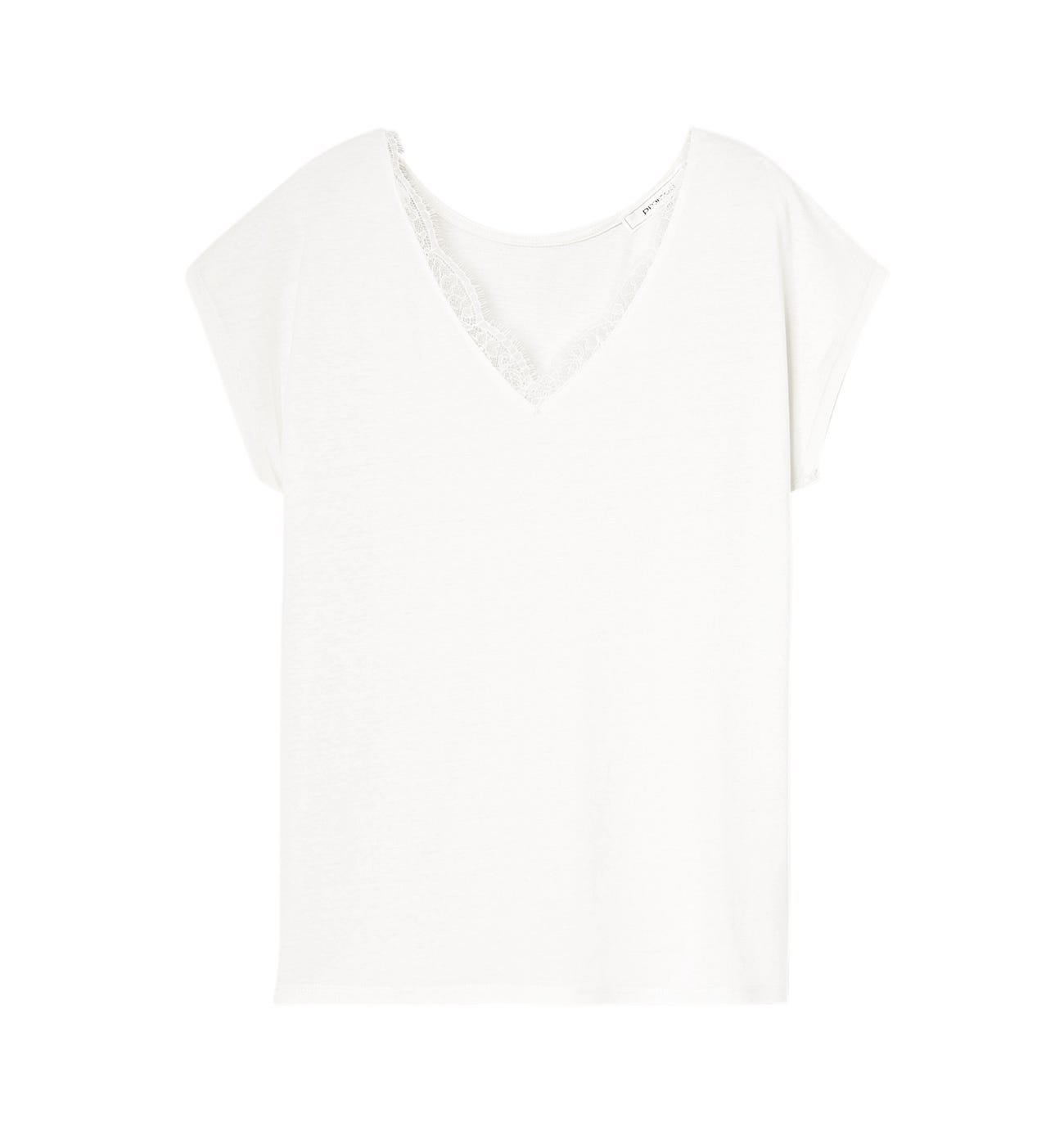 Lace detail top