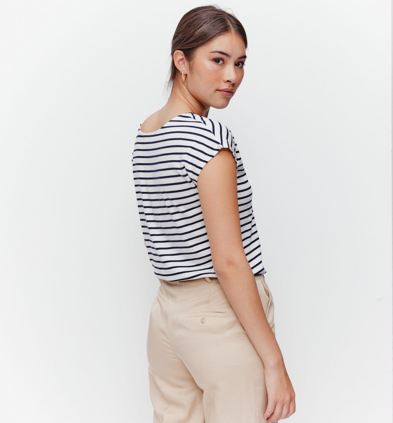 Lace detail top
