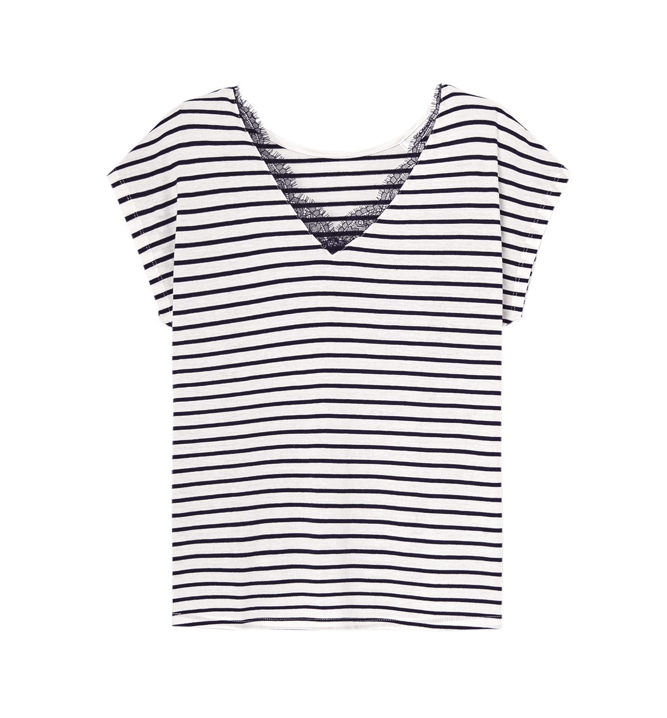 Lace detail top