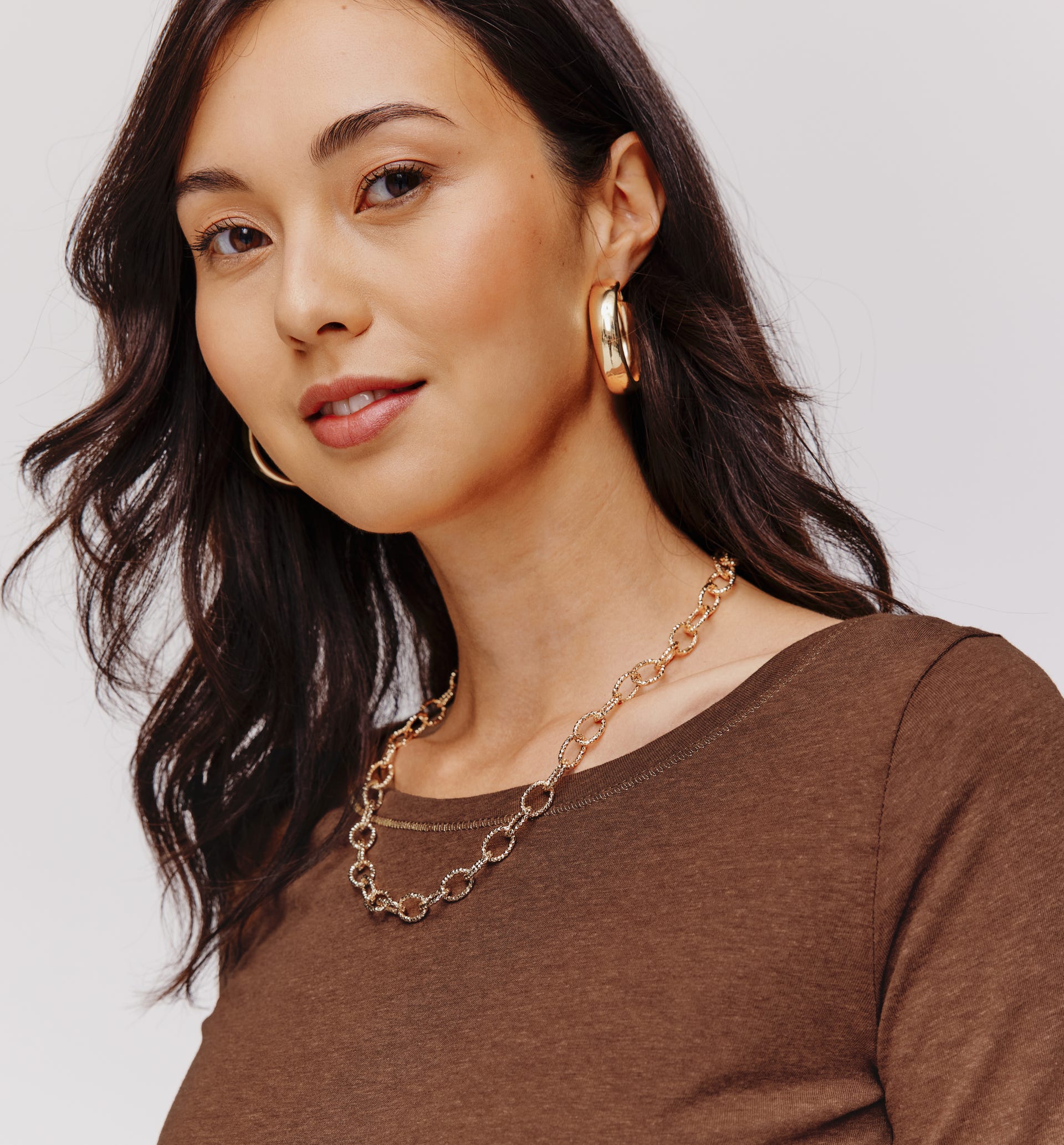 Round neckline