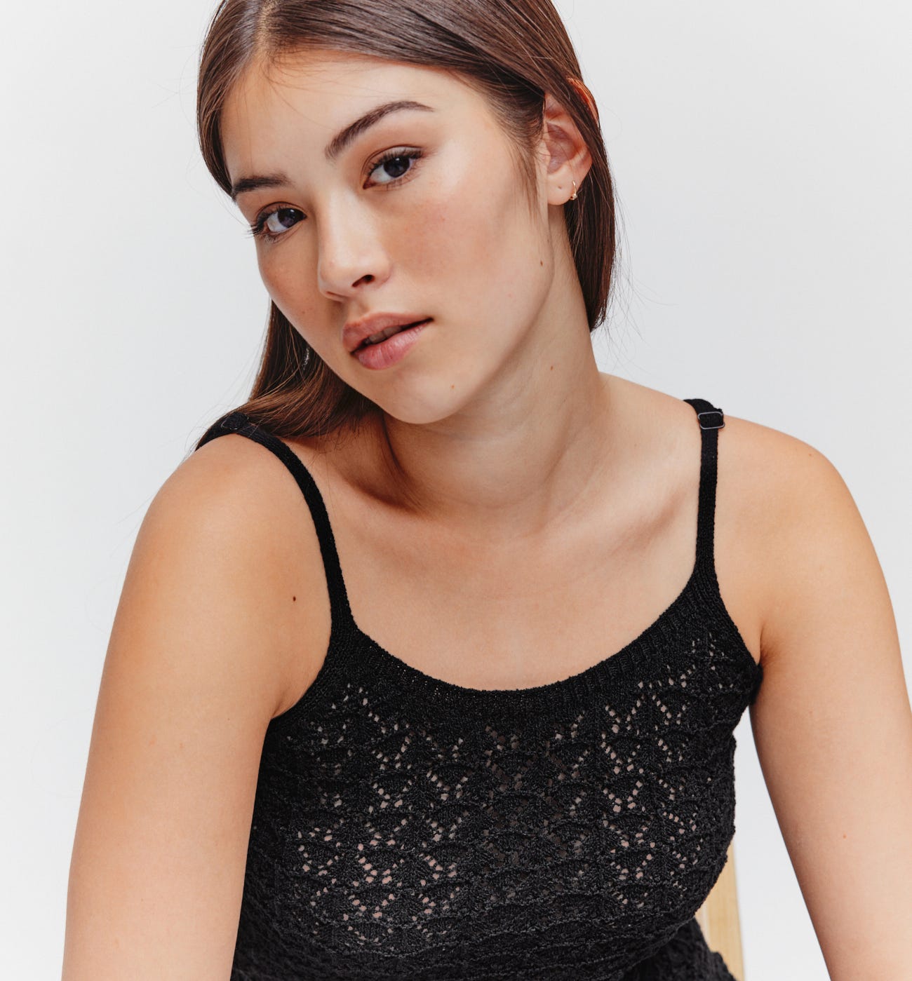Top au crochet Femme