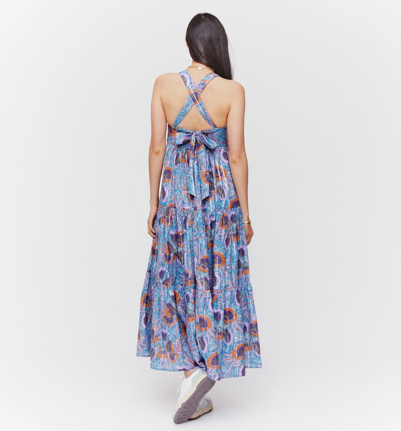 Long patterned dress