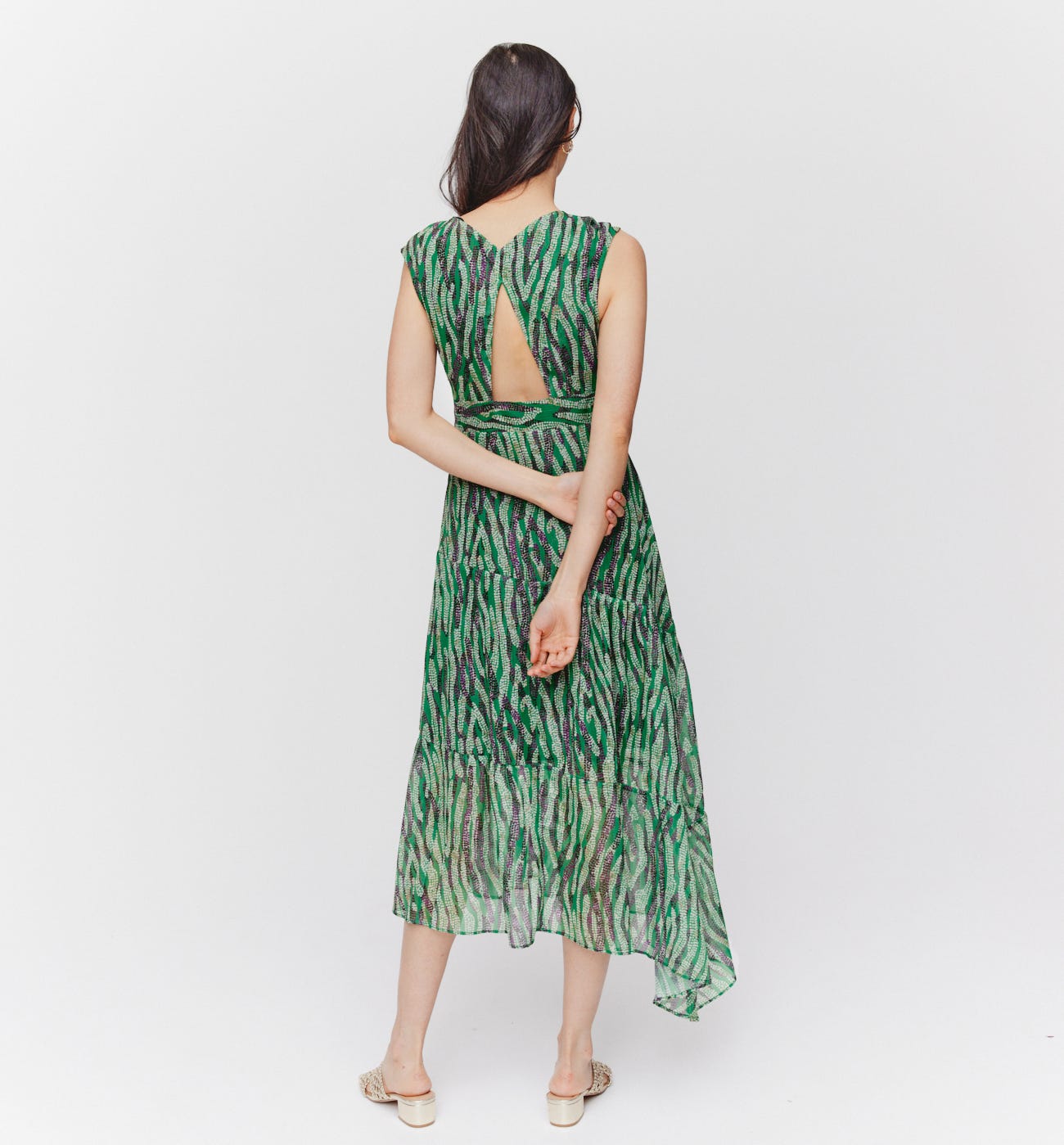 Long patterned dress