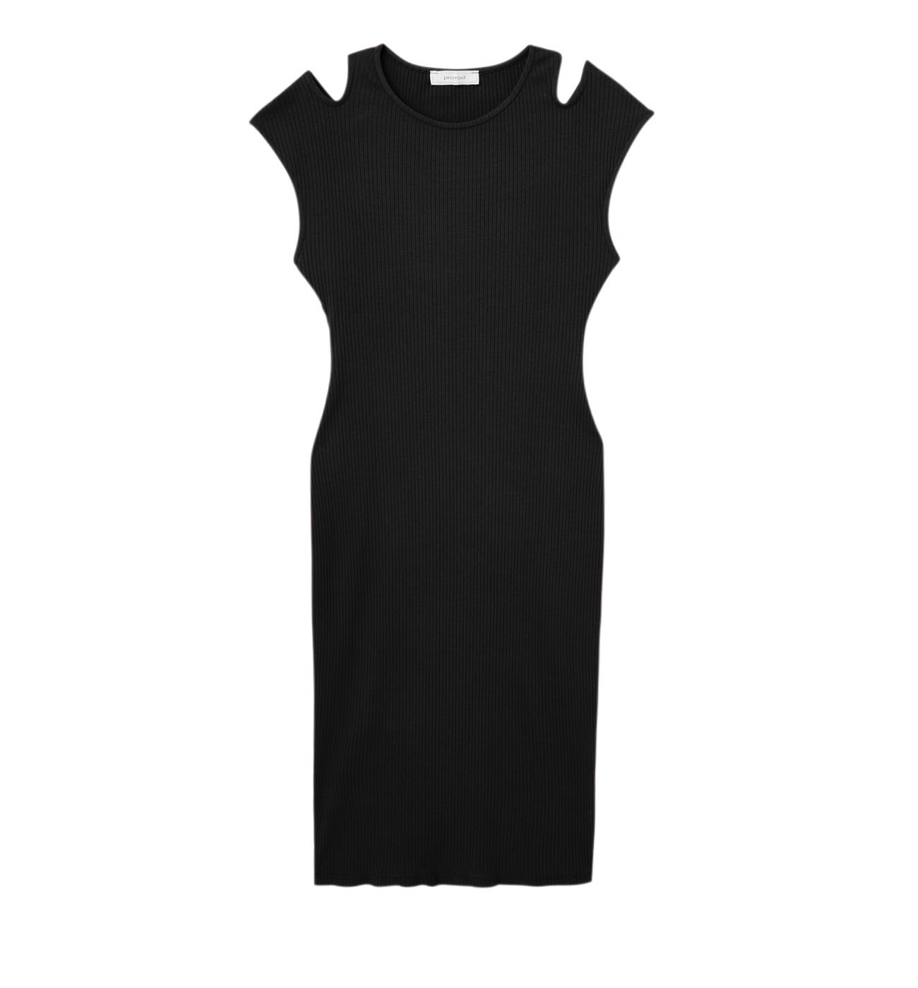 Vestido punto canalé