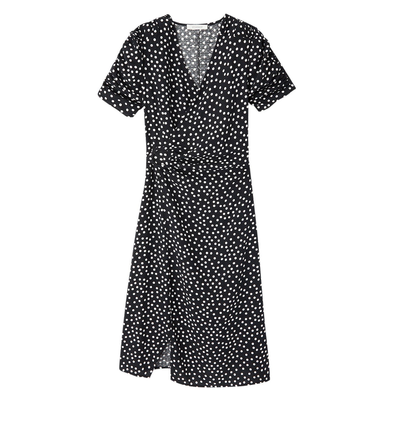Kleid in Wickeloptik